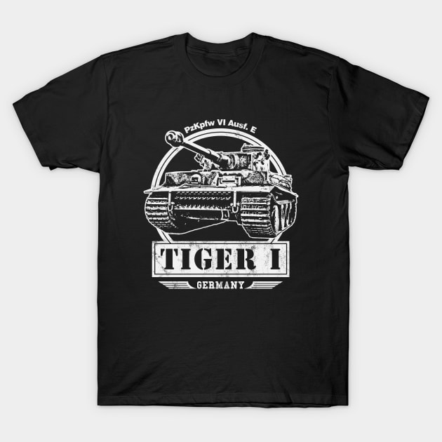 Tiger I - WW2 Tank T-Shirt by rycotokyo81